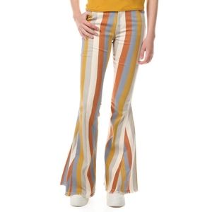 Striped Flare Jean